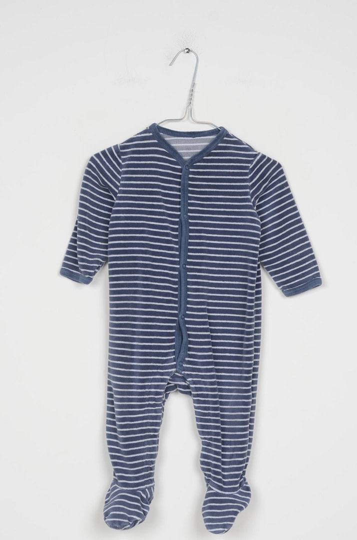 loopery-A-25-10257 Pyjama Velours - 12 mois <span class="lp-brand-title"> LA REDOUTE </span> - Afbeelding 1