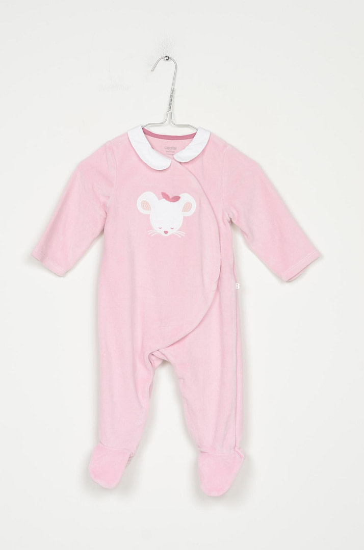 loopery-A-25-12856 Pyjama Velours - 9 mois <span class="lp-brand-title"> OBAIBI </span> – Image 1