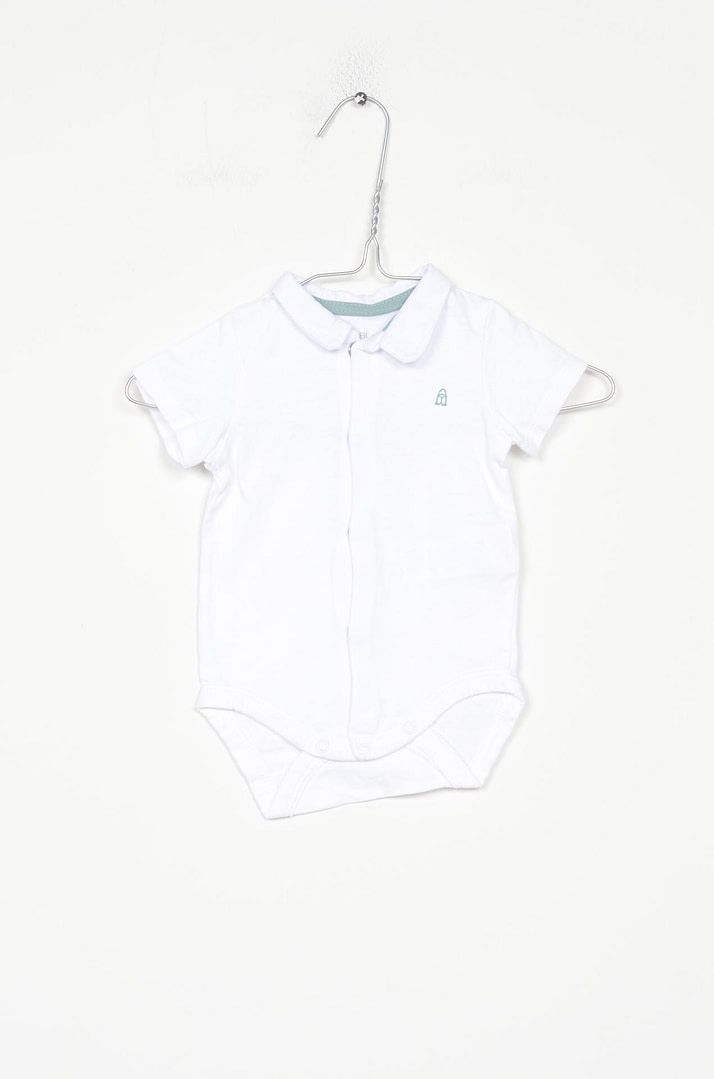 loopery-A-25-13234 Body à col - 3 mois OBAIBI - Afbeelding 1