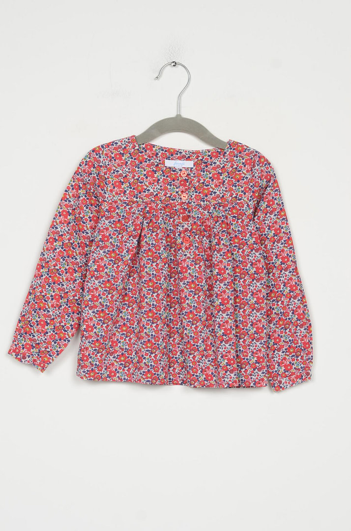 loopery-A-25-13342 Blouse Liberty - 4 ans <span class="lp-brand-title"> JACADI </span> - Afbeelding 1