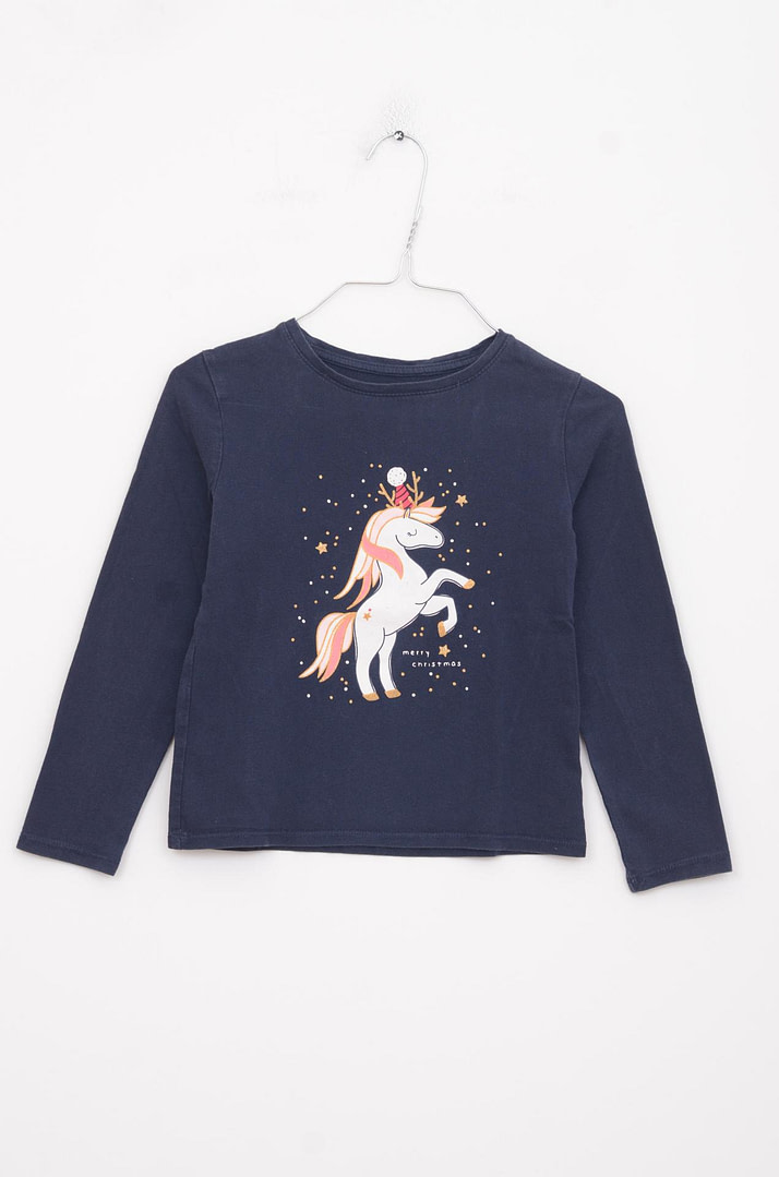 loopery-A-25-13994 T-Shirt Paillette - 8 ans <span class="lp-brand-title"> KIABI </span> - Afbeelding 1