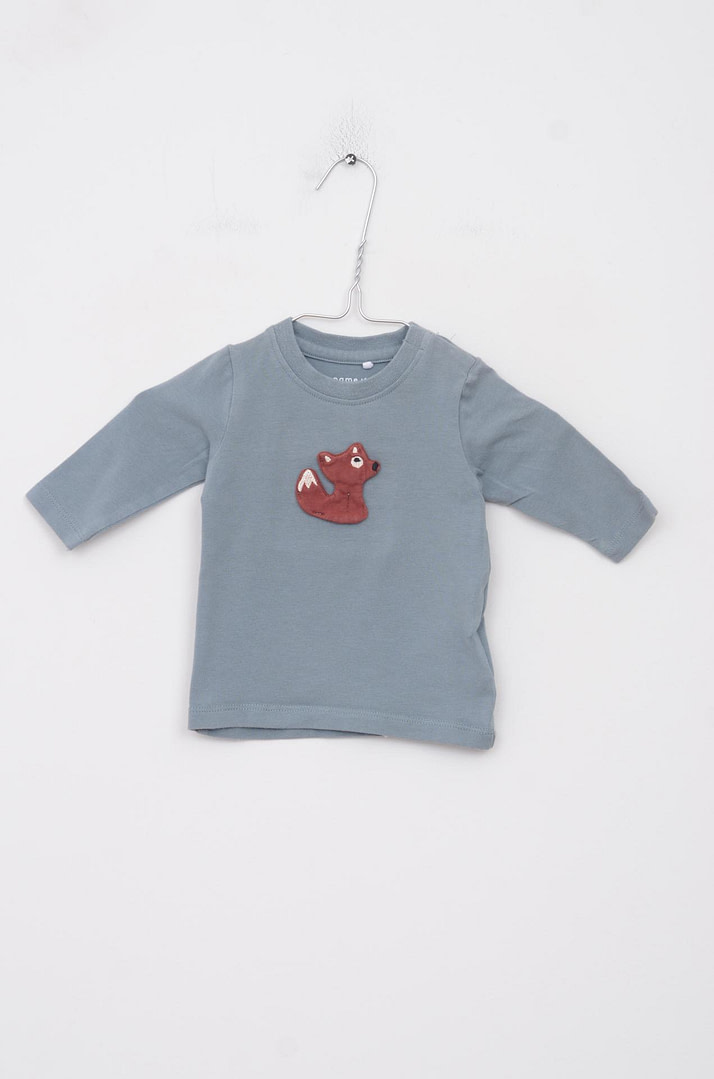 loopery-A-25-15039 T-Shirt - 1 mois <span class="lp-brand-title"> NAME IT </span> - Afbeelding 1