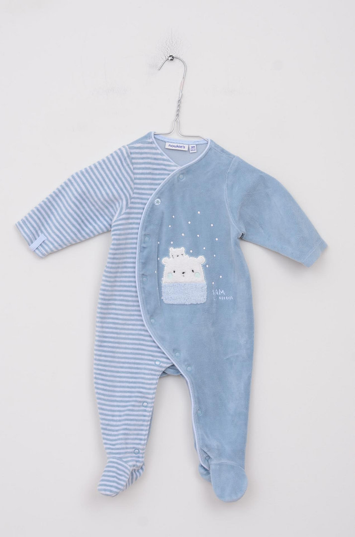 loopery-A-25-15184 Pyjama Velours - 3 ans <span class="lp-brand-title"> NOUKIE’S </span> - Afbeelding 1