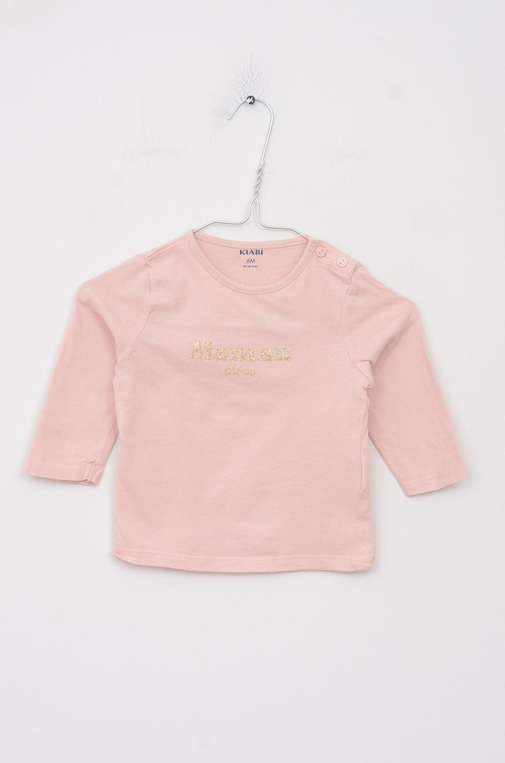 loopery-A-25-15431 T-Shirt Paillette - 6 mois <span class="lp-brand-title"> KIABI </span> - Afbeelding 1