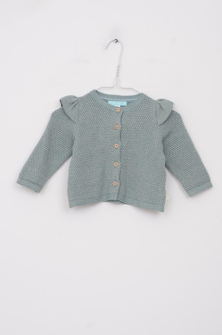 loopery-A-25-15435 Gilet Paillette - 6 mois <span class="lp-brand-title"> OBAIBI </span> - Afbeelding 1