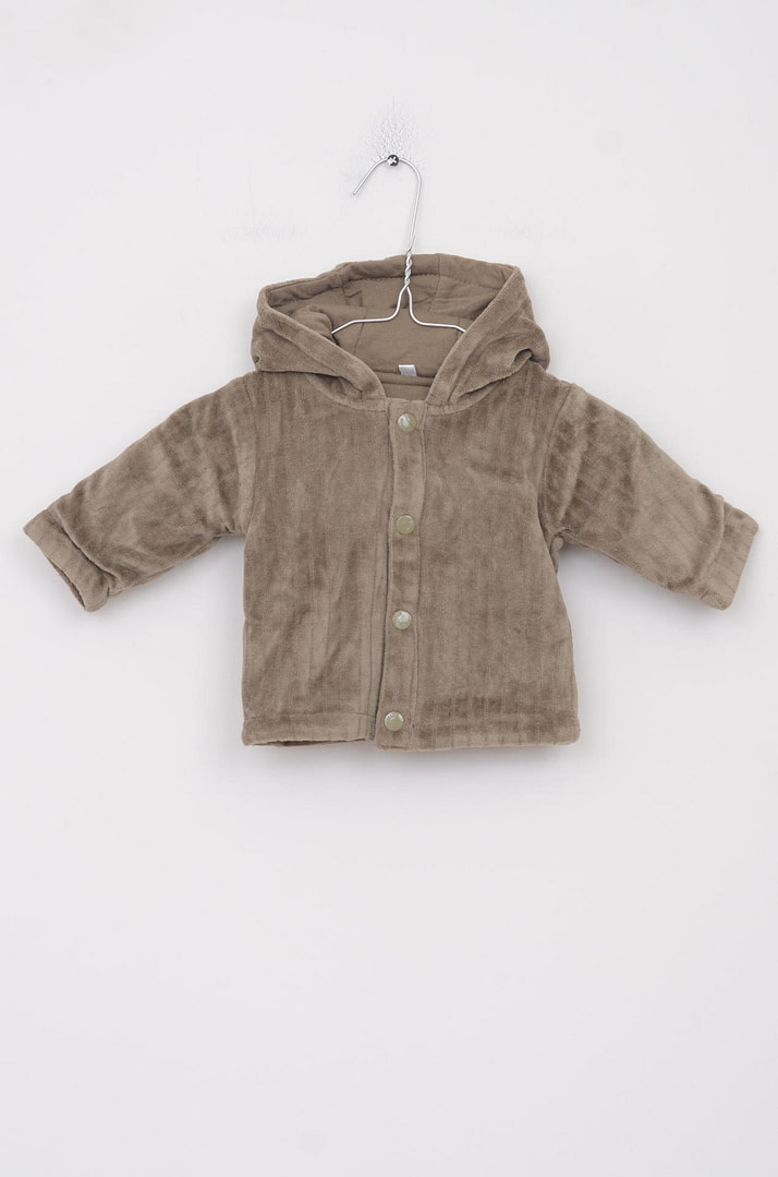 loopery-A-26-160 Gilet Velours - 1 mois <span class="lp-brand-title"> ZEEMAN </span> - Afbeelding 1