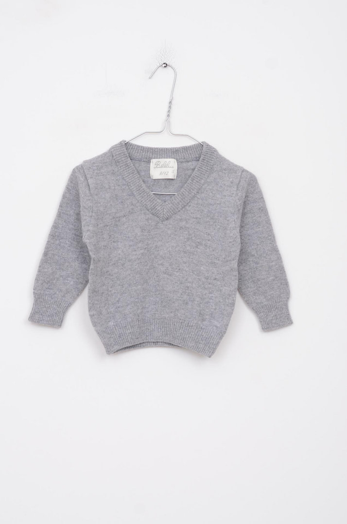 loopery-A-26-368 Pull Laine - 9/12 mois <span class="lp-brand-title"> BUISSONNIERE </span> – Image 1