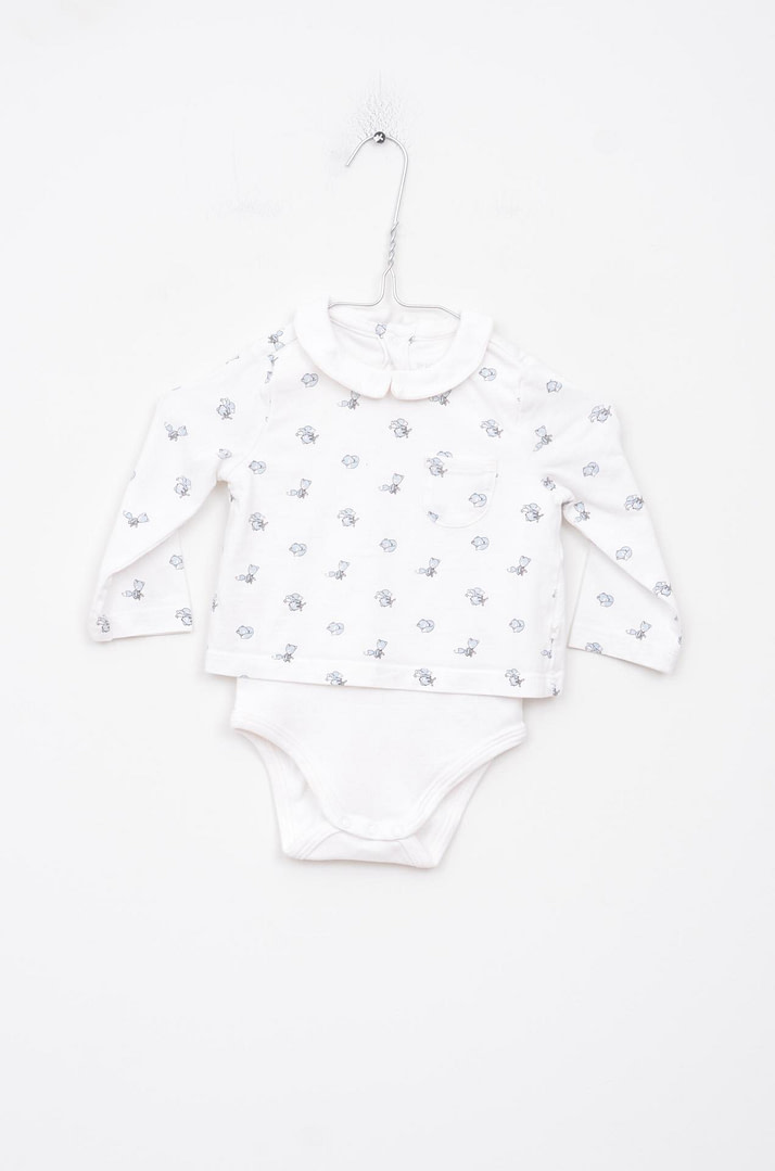 loopery-A-26-430 T-Shirt - 6 mois <span class="lp-brand-title"> SERGENT MAJOR </span> - Afbeelding 1