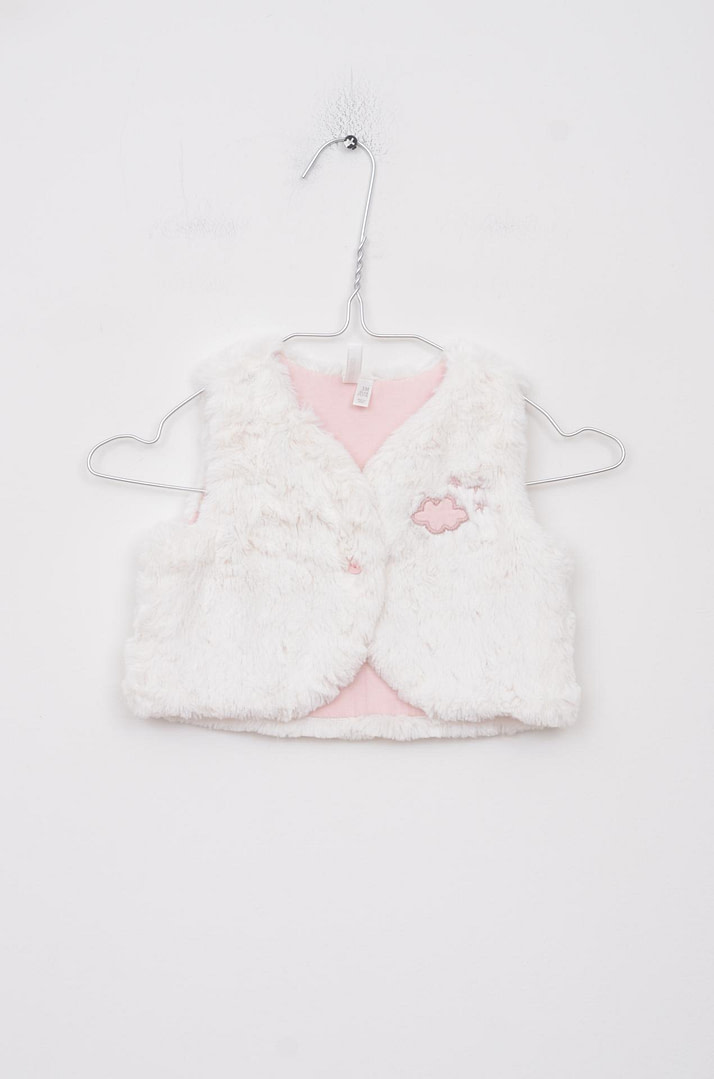 loopery-A-26-631 Gilet Moumoute - 3 mois <span class="lp-brand-title"> ORCHESTRA </span> - Afbeelding 1
