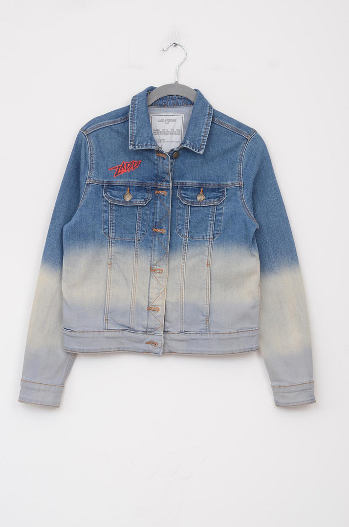 loopery-A-26-2531 Veste jeans - 14 ans <span class="lp-brand-title"> ZADIG & VOLTAIRE </span> - Afbeelding 1