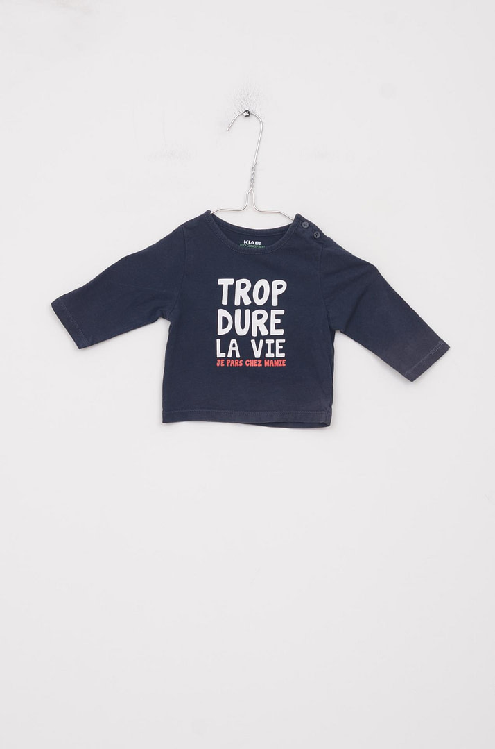 loopery-A-26-3338 T-Shirt - 1 mois <span class="lp-brand-title"> KIABI </span> - Afbeelding 1