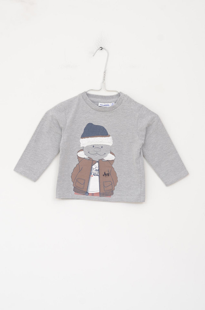 loopery-A-26-3534 T-Shirt - 6 mois <span class="lp-brand-title"> NOUKIE’S </span> - Afbeelding 1