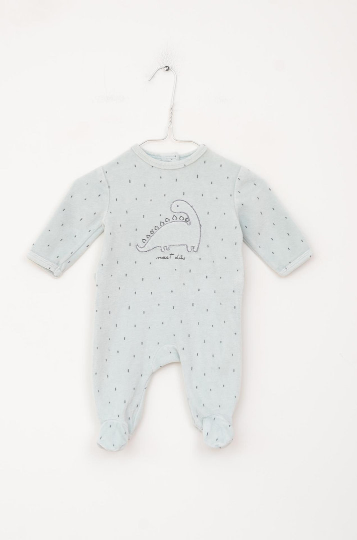 loopery-A-26-3556 Pyjama Velours - 3 mois <span class="lp-brand-title"> KIABI </span> - Afbeelding 1