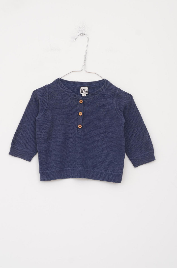 loopery-A-26-3610 Pull - 18 mois <span class="lp-brand-title"> BONTON </span> - Afbeelding 1