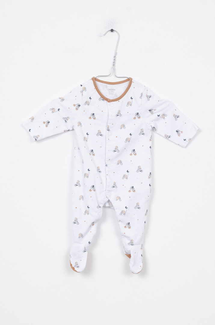 roze-chips-23-12345 Pyjama - 1mois - Afbeelding 1