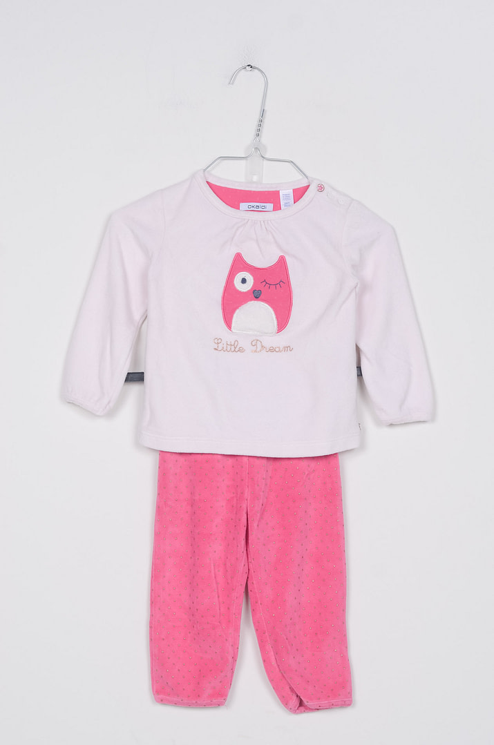 pinky-chips-25-01483 Pyjama velours - 2ans <span class="pc-brand-title">OKAIDI</span> – Image 1