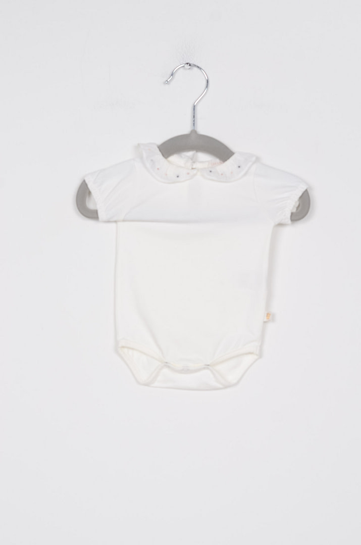 pinky-chips-25-01590 Body à col - 1mois LES ENFANTINES - Afbeelding 1