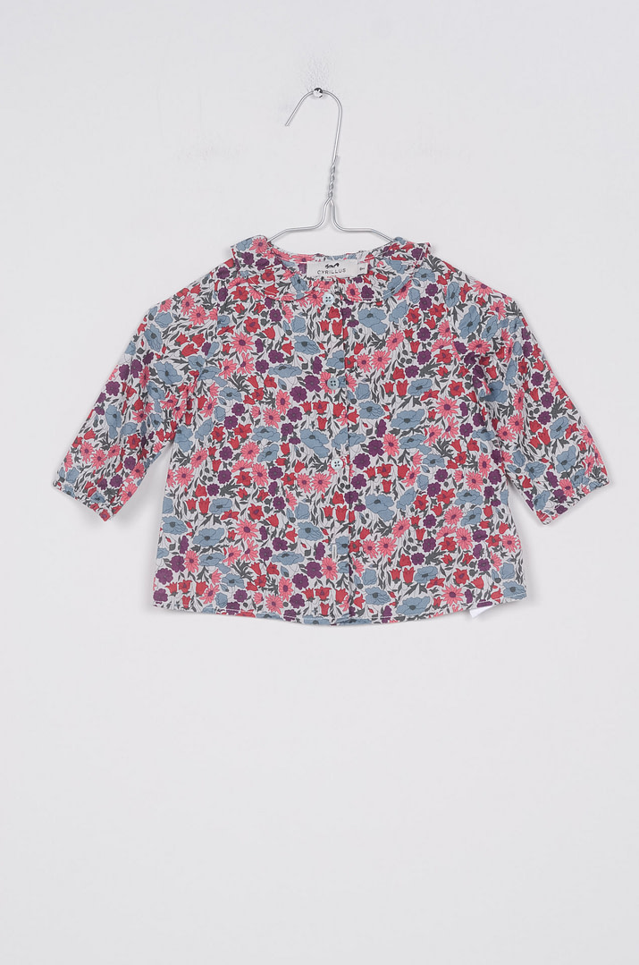 roze-chips-25-01678 Blouse - 6mois <span class="pc-brand-title">CYRILLUS</span> - Afbeelding 1