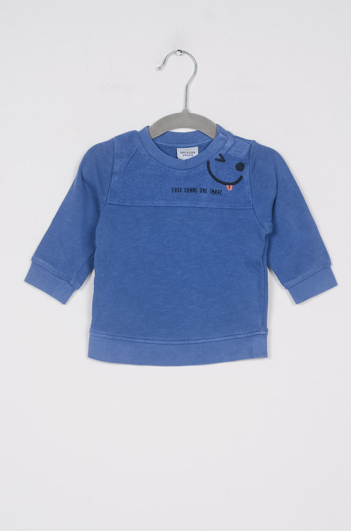 pinky-chips-25-02195 Sweat - 6mois <span class="pc-brand-title">TAPE A L’OEIL</span> - Afbeelding 1