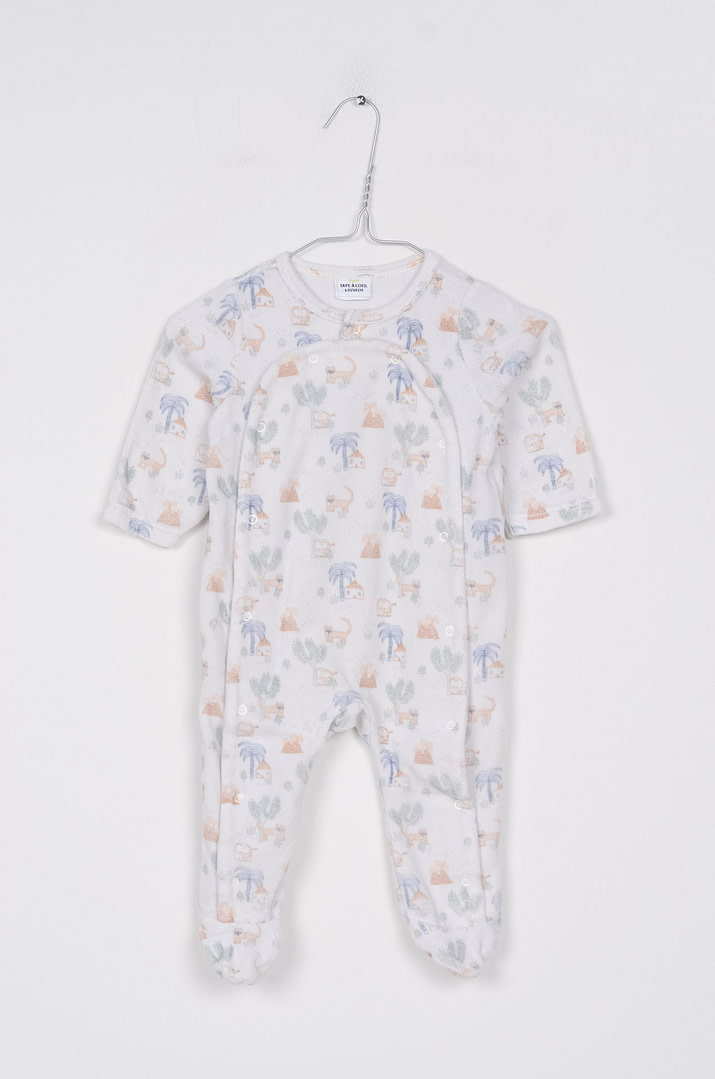 pinky-chips-25-02610 Pyjama velours - 6mois <span class="pc-brand-title">TAPE A L’OEIL</span> - Afbeelding 1