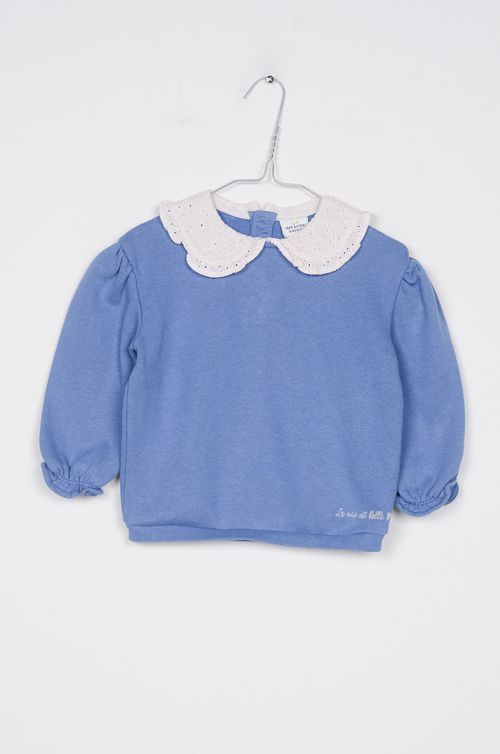 roze-chips-25-03629 Sweat - 36mois <span class="pc-brand-title">TAPE A L’OEIL</span> - Afbeelding 1