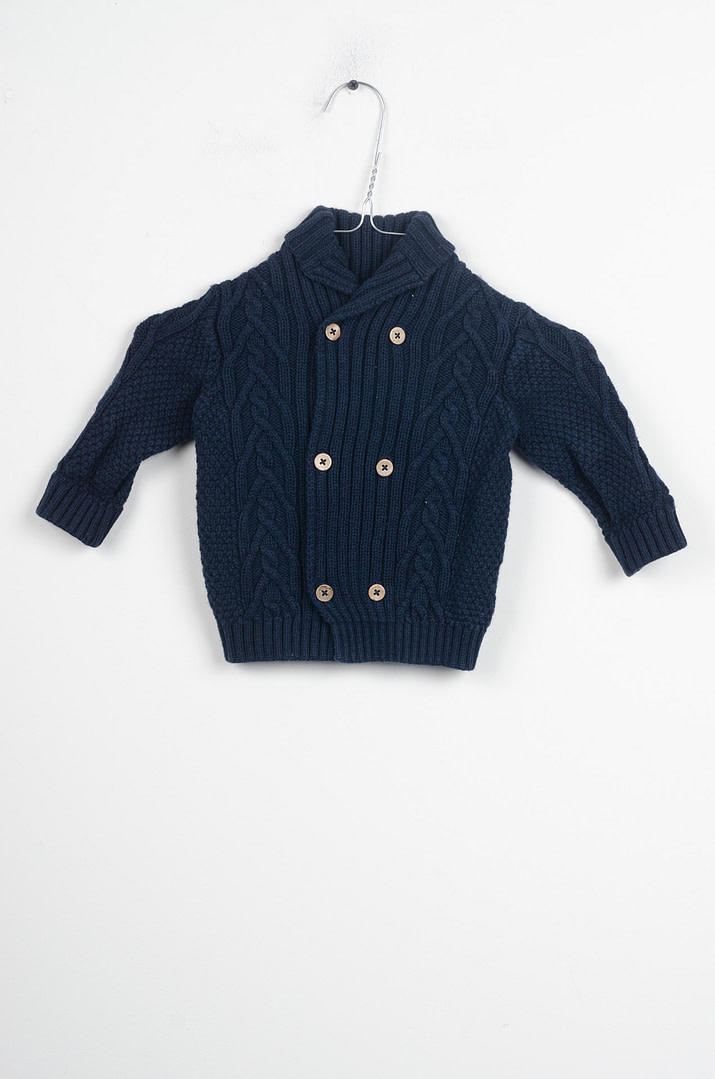 roze-chips-23-06401 Pull - 9mois - Afbeelding 1