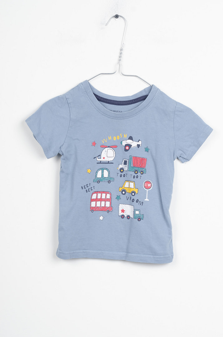 roze-chips-23-06452 T-shirt - 12/18mois - Afbeelding 1
