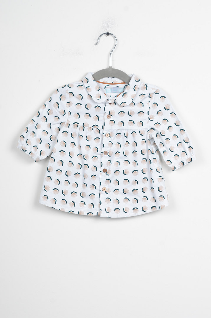 pinky-chips-23-07929 Robe velours - 3mois - Afbeelding 1