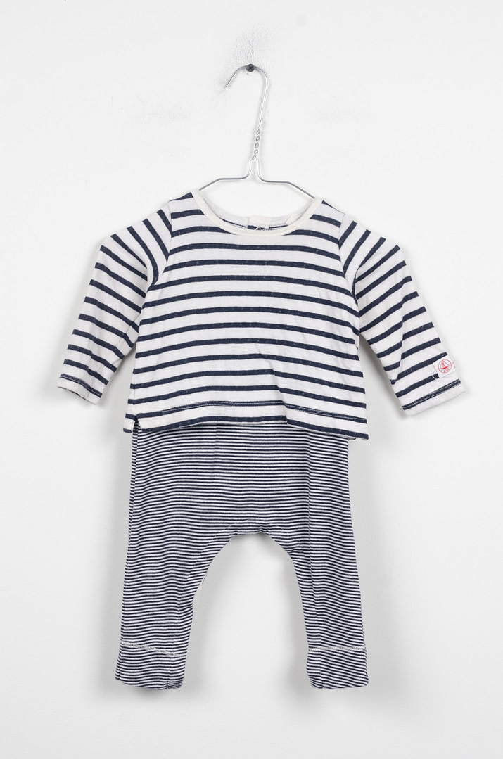 roze-chips-23-09150 Pyjama - 6mois - Afbeelding 1