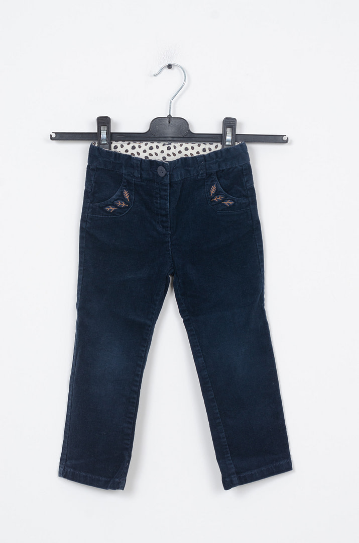 pinky-chips-23-12006 Pantalon velours - 23mois - Afbeelding 1