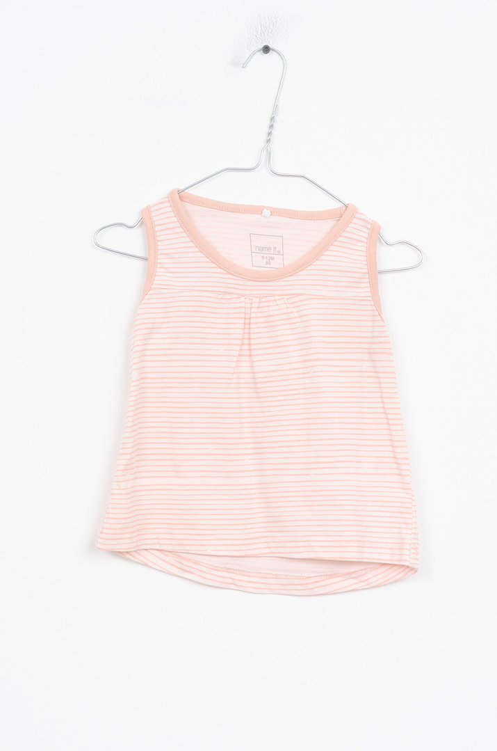 roze-chips-24-04620 Top - 9/12mois - Afbeelding 1