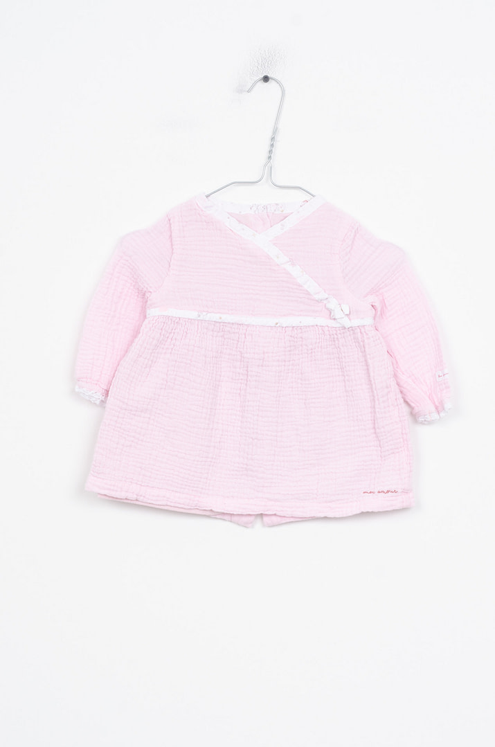 roze-chips-24-05097 Robe - 9mois - Afbeelding 1