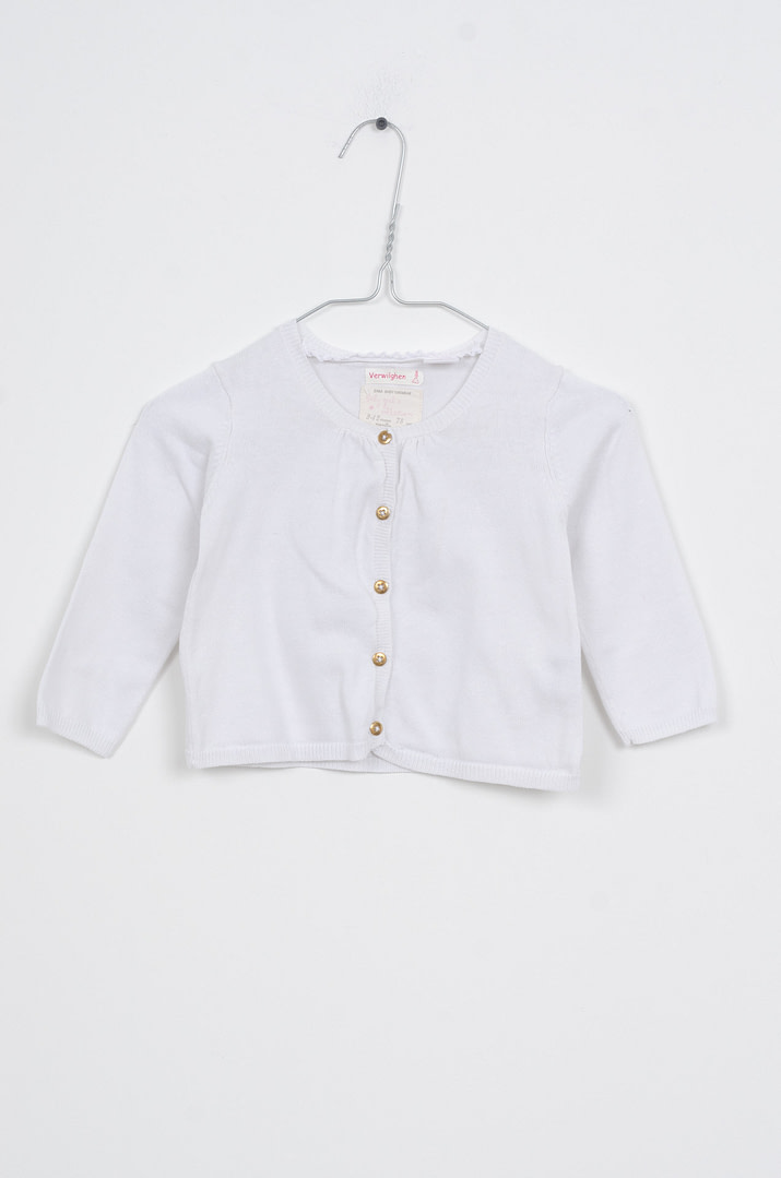 roze-chips-24-08436 Gilet - 9/12mois - Afbeelding 1