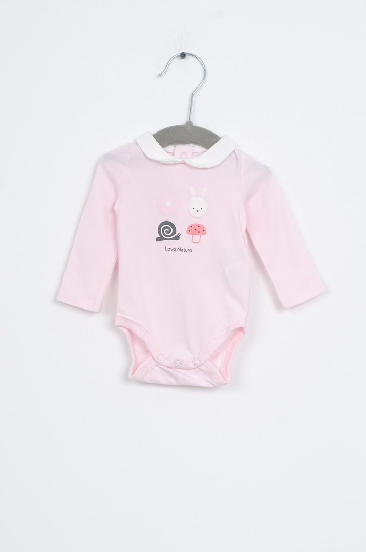 pinky-chips-24-08562 Body à col - 1mois - Afbeelding 1