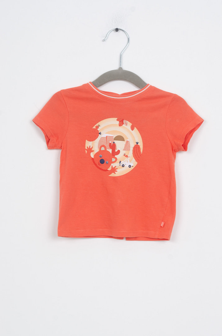 pinky-chips-24-09070 T-shirt - 6mois - Afbeelding 1