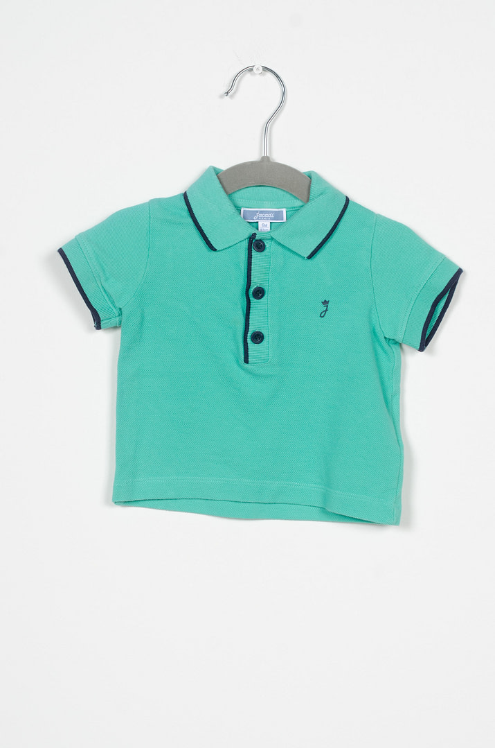 roze-chips-24-10436 Polo - 6mois - Afbeelding 1