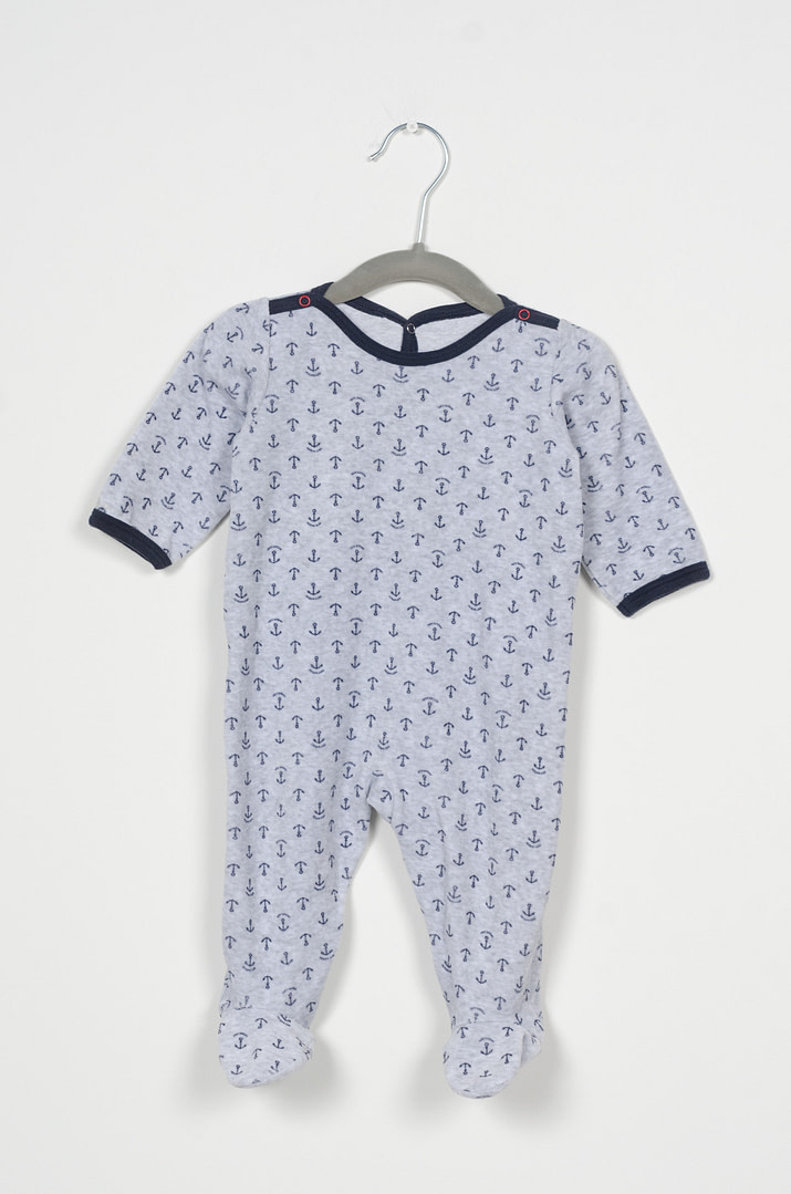 pinky-chips-24-10646 Pyjama velours - 6mois – Image 1