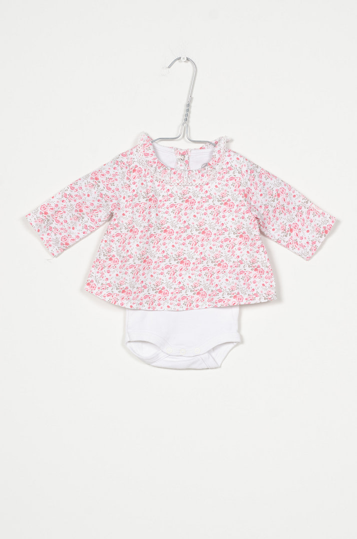 pinky-chips-24-10687 Body à col - 1mois - Afbeelding 1