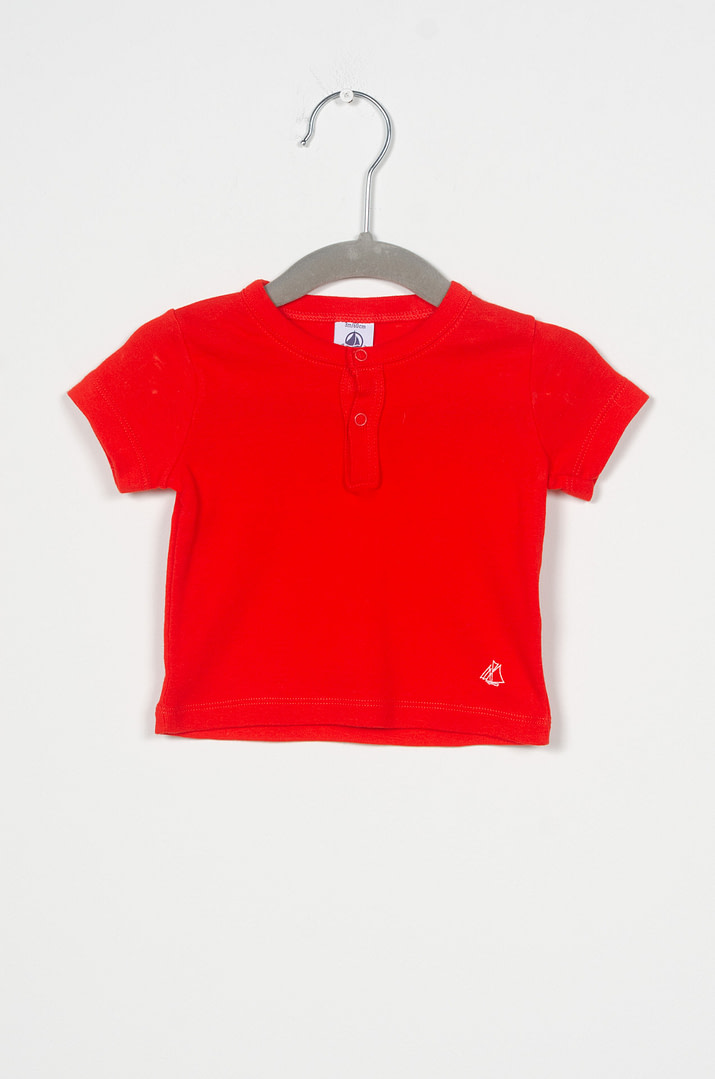 roze-chips-24-10733 T-shirt - 3mois - Afbeelding 1