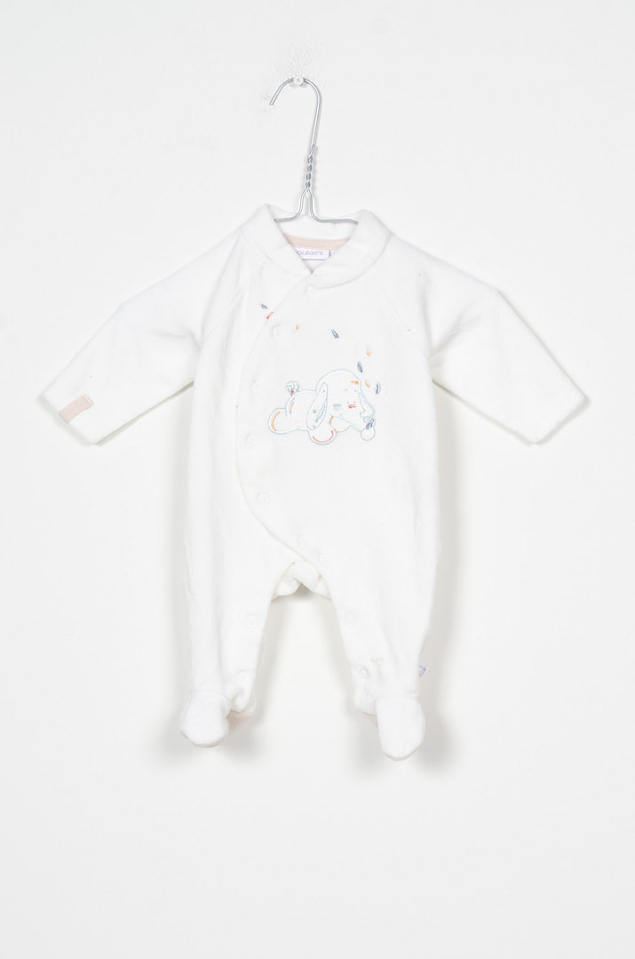 pinky-chips-24-11561 Pyjama velours - 0mois – Image 1