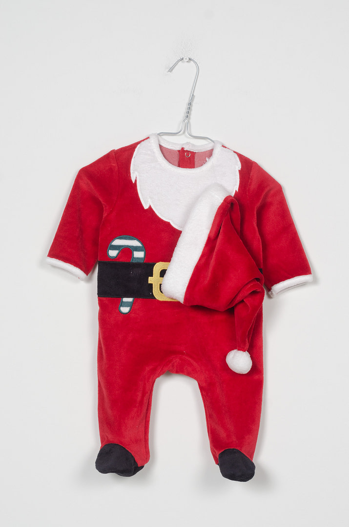 pinky-chips-24-11737 Pyjama velours - 3mois – Image 1