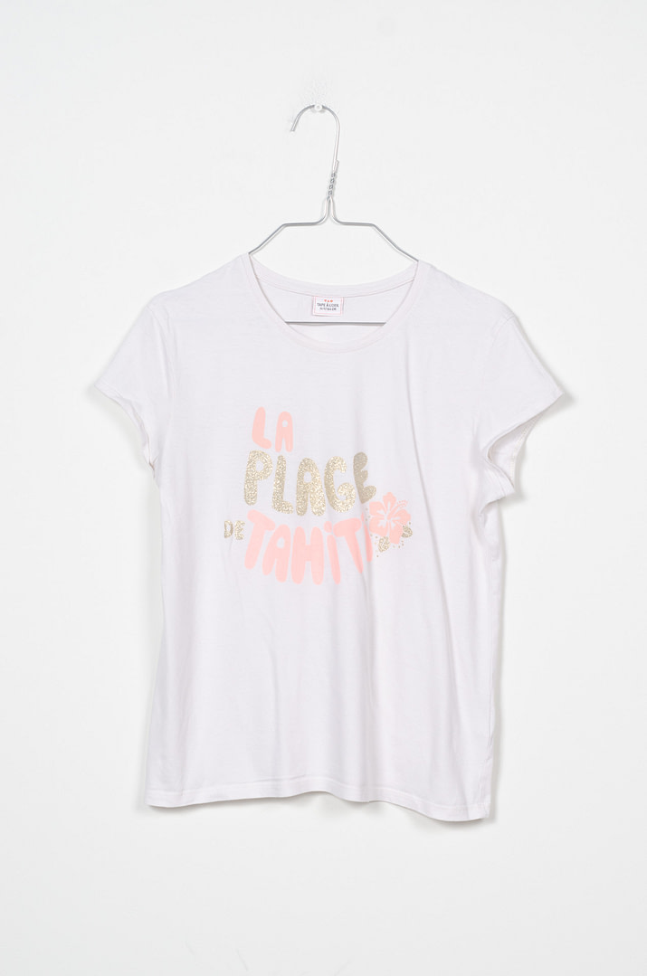 roze-chips-24-11909 T-shirt - 14ans - Afbeelding 1