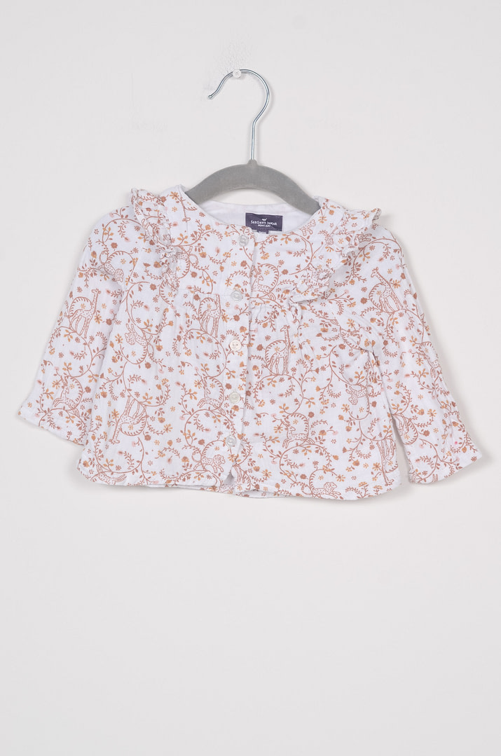 pinky-chips-24-12395 Blouse - 9mois - Afbeelding 1
