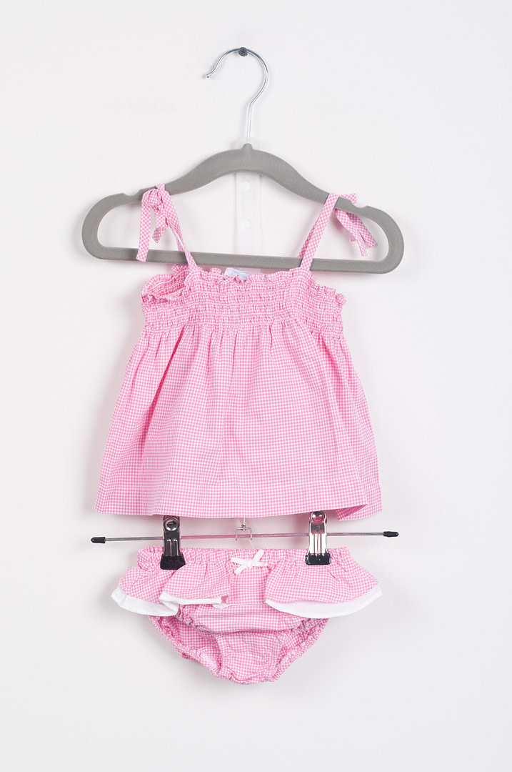 pinky-chips-11222 Blouse + bloomer - 6mois - Afbeelding 1