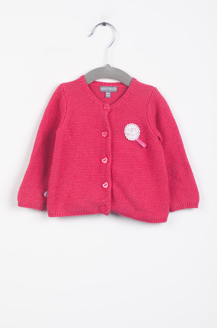 pinky-chips-14153 Gilet - 6mois - Afbeelding 1