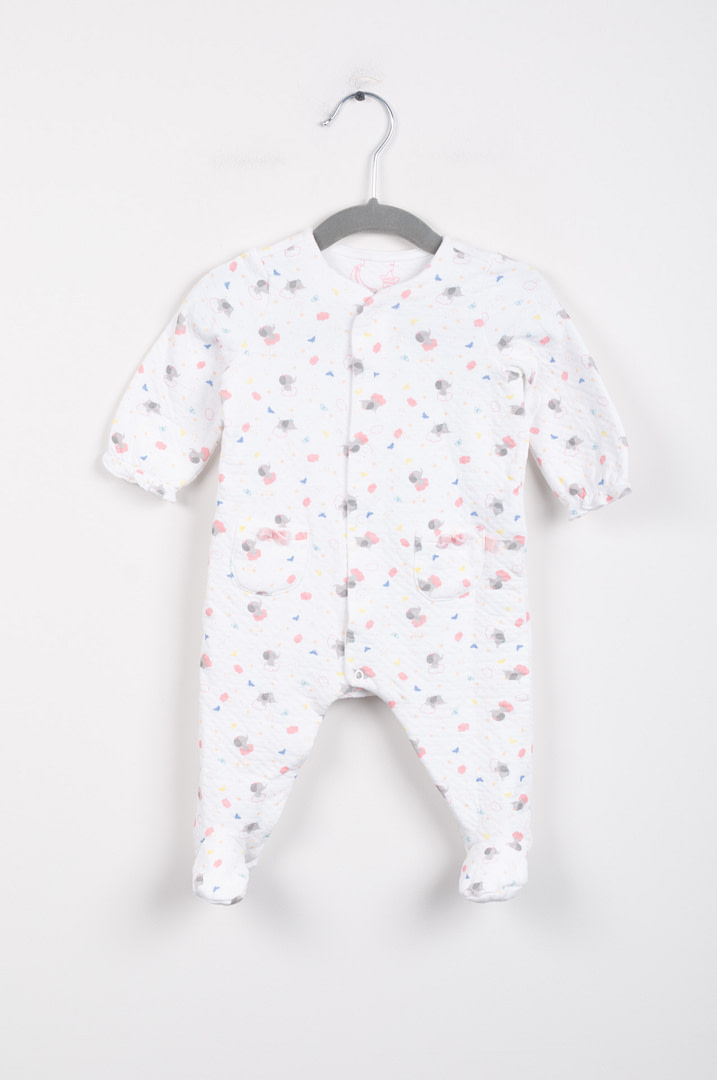 roze-chips-23-01163 Pyjama - 6mois - Afbeelding 1