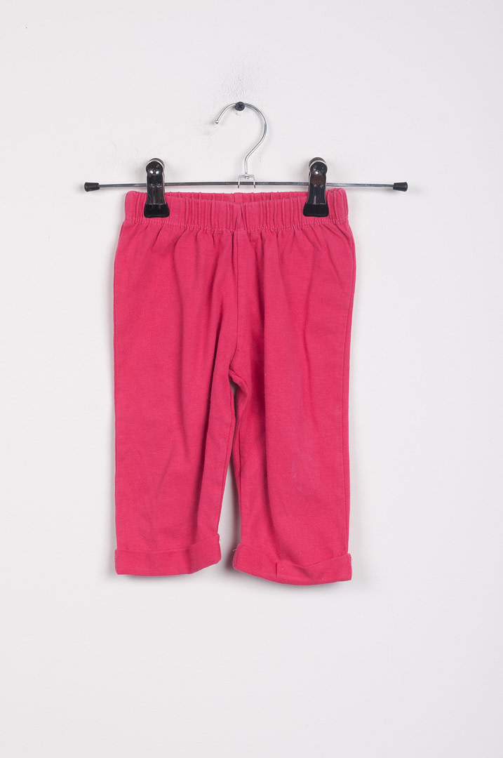 roze-chips-23-04925 Pantalon - 3/6mois - Afbeelding 1